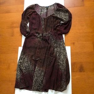 Club Monaco snakeprint dress